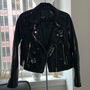 Black Patent Leather Jacket